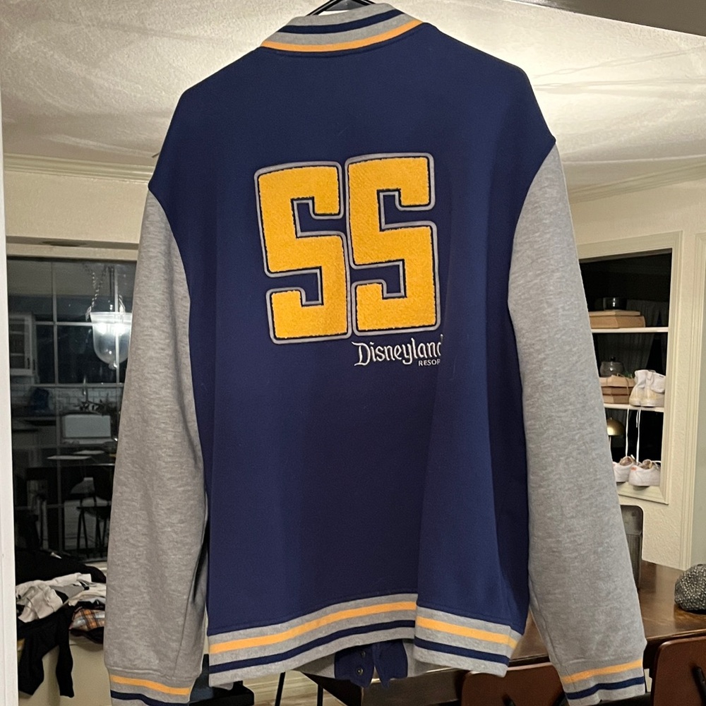 Disney Navy and Gray Varsity Jacket - Picture 6 of 8